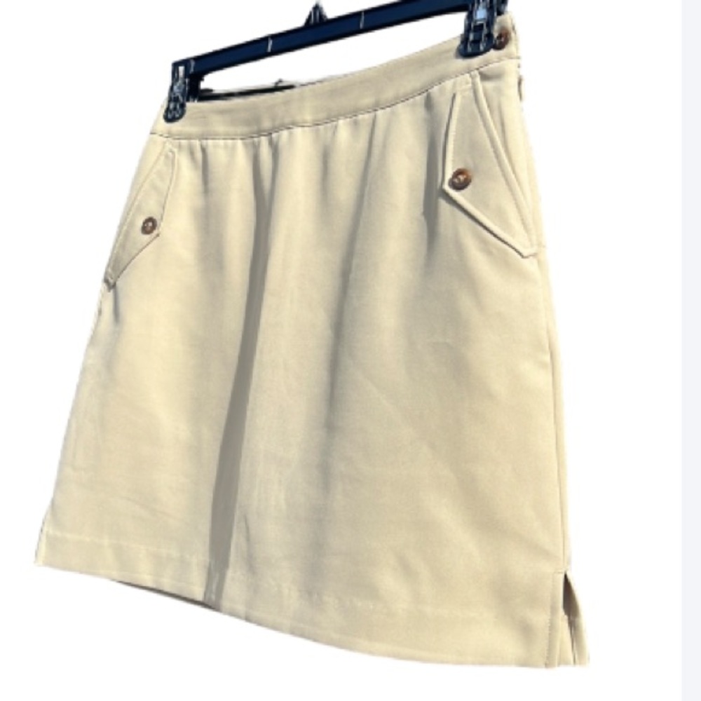 EP Pro Golf Skort in Khaki, Tan, Side Zip, Three Pocket Size 6 Athletic - Picture 4 of 15
